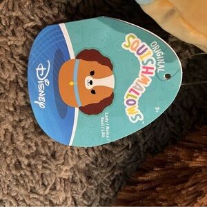 Disney Squishmallows Lady Plush - Brown and White